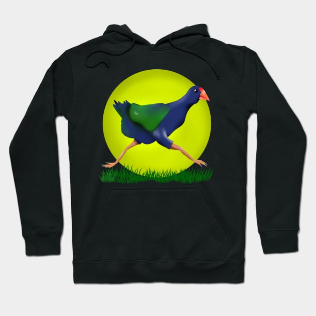 Takahe NZ Bird Hoodie by mailboxdisco